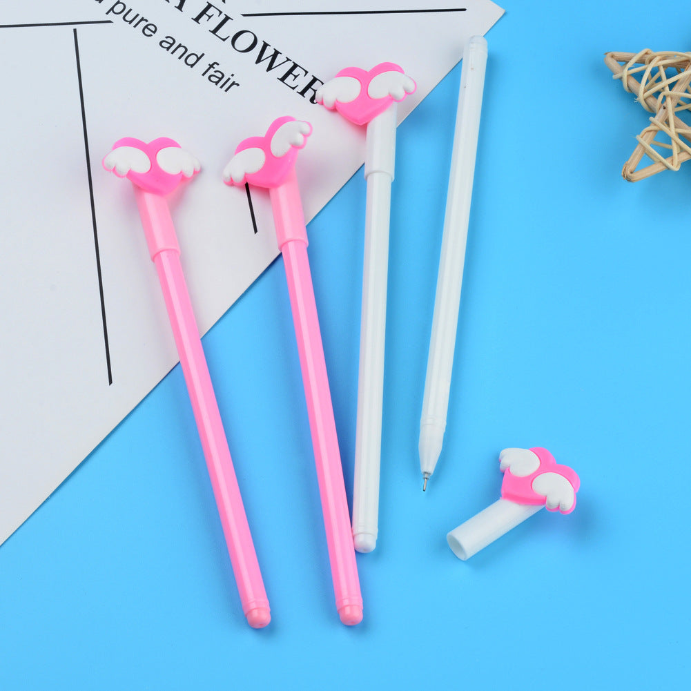Wholesale Plastic Cartoon Love Wings Gel Pen